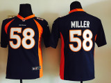 Nike Denver Broncos #58 Miller Blue Kids Jersey