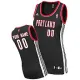Women Portland Trail Blazers black Custom Road NBA Jersey