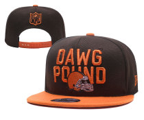 NFL Cleveland Browns Snapback Brown Hats--YD