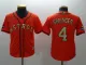 Kids MLB Houston Astros #4 Springer Orange Jersey