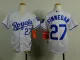 MLB MLB Kansas City Royals #27 Finnegan White Youth Jersey