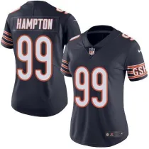 Womens Chicago Bears #99 Houston Blue Jersey