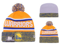 NBA Golden State Warriors Beanie Yellow--YD
