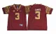 Kids NCAA Florida State Seminoles #3 James Red Footback Jersey