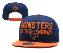 NFL Chicago Bears Blue Snapback Hats--YD