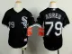 MLB Chicago White Sox #79 Abreu Sale Black Youth Jersey
