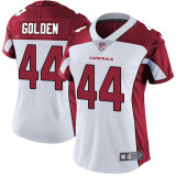 Womens NFL Arizona Cardinals #44 Golden White Vapor Limited Jersey