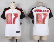 Women Nike Tampa Bay Buccaneers #87 Seferian-Jenkins White Limited Jersey