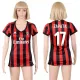 Womens Soccer Club AC Milan #17 Zapata Home Jersey