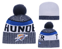NBA Oklahoma City Thunder Black Beanie--YD