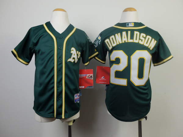 MLB Oakland Athletics #20 Donaldson Kids Jersey Green