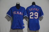 MLB Texas Rangers #29 Beltre Blue Women Jersey