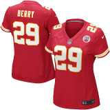 women NIKE Berry red jersey, Kansas City Chiefs #29 jersey