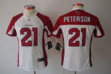 Women Nike limited #21 white Patrick Peterson Baltimore Ravens Jersey