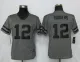Women New Nike Green Bay Packers 12 Rodgers  Gridiron Gray Limited Jersey