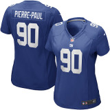 NIKE New York Giants #90 Pierre-Paul women game jersey in blue