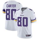 Kids NFL Minnesota Vikings #80 Carter White Jersey