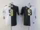 New Orleans Saints #9 Brees Black White Half and Half Jersey