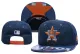 MLB Houston Astros Blue Snapback Hats--YD