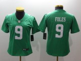 Womens NFL Philadelphia Ealges #9 Foles L.Green Jersey