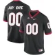 Mens Georgia Bulldogs Customized College Football Limited Jerseys - Black