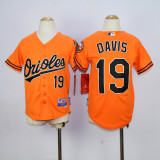 MLB Baltimore Orioles #19 Davis Kids Orange Jersey