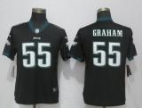 Womens Nike Philadelphia Eagles 55 Graham Black Vapor Untouchable Jersey