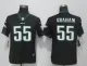 Womens Nike Philadelphia Eagles 55 Graham Black Vapor Untouchable Jersey