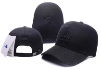 MLB Los Angeles Dodgers Black  Snapback Hats--TY