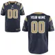 Team Color Rams Customized Elite Nike Jersey