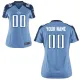 Team Color Titans Customized Game Nike Women Jersey