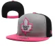NHL Toronto Maple Leafs Black Grey Snapback Hats- -YD