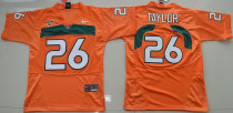 Youth Miami Hurricanes Sean Taylor 26 College Football Jersey Orange