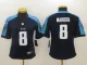 Womens Tennessee Titans #8 Mariota D.Blue Vapor Limited Jersey