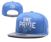 NFL Detroit Lions Blue Snapback Hats--YD