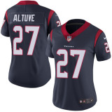 Womens NFL Houston Texans #27 Altuve Blue Jersey