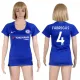 2017 Soccer Chelsea #4 Fabregas Home Women Jersey