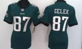 Eagles #87 Celek white Women Nike NFL Jersey