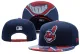 MLB Cleveland Indians Snapback Blue Hats--YD