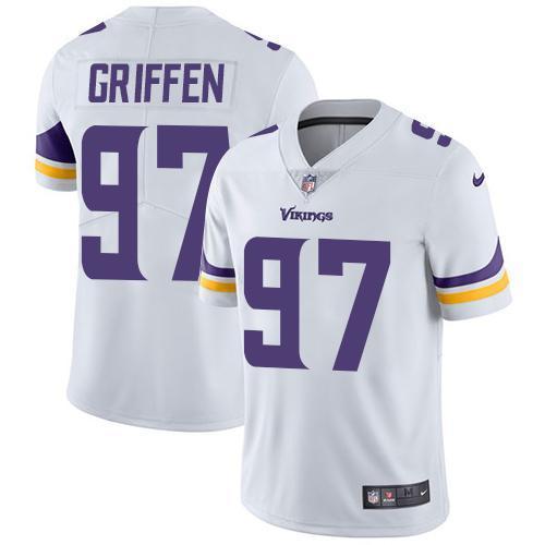 Kids NFL Minnesota Vikings #97 Griffen White Jersey