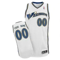 White Personalized NBA Washington Wizards Jersey