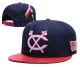 NHL Montreal Canadiens D.Blue Snapback Hats--GS
