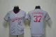 MLB Washington Nationals #37 Strasburg Kids Jersey - Grey