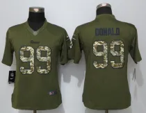 Women New Nike St.Louis Rams 99 Donald Green Salute To Service Limited Jersey