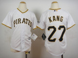 MLB Pittsburgh Pirates #27 Kang White Youth Jersey