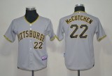 MLB Pittsburgh Pirates #22 McCutchen Grey Youth Jersey