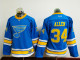 Women NHL St.Louis Blues #34 Allen L.Blue Classical Jersey