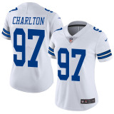 Womens Dallas Cowboys #97 Charlton White Jersey