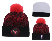NBA Chicago Bulls Black Beanie--YD