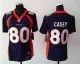 Womens Nike Denver Broncos #80 Casey Blue Jersey